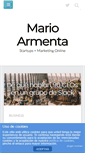 Mobile Screenshot of marioarmenta.com